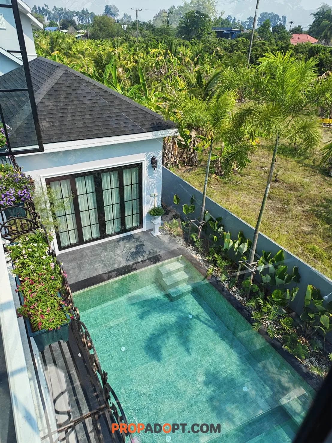 Luxury European Classic Pool Villa for Sale